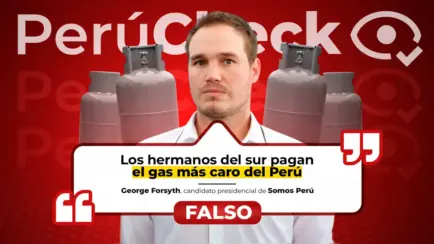 ¿El sur del Perú paga el gas más caro? Datos oficiales contradicen a George Forsyth