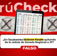 Juntos por el Perú no inscribió a candidatos para el Senado Regional en Cajamarca: acusaciones de fraude no tienen sustento