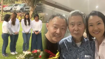 Elecciones 2026: Keiko Fujimori visita la visita de su padre solo con sus hijas y su hermana Sachi (VIDEO)