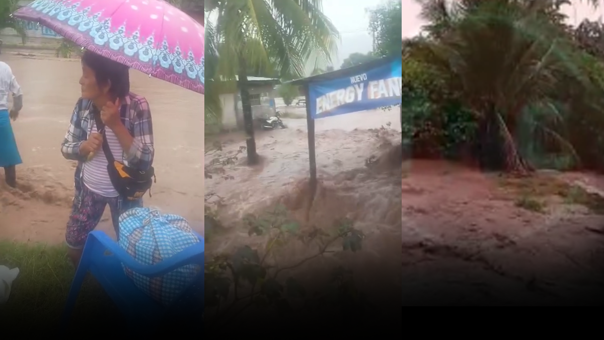 ¡Arrastra todo!: centro poblado inundado tras intensas lluvias en la selva | San Martín (VIDEO)