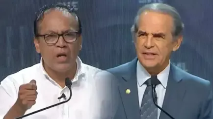 Chiabra y Diez-Canseco confrontaron a Roberto Sánchez: le dijeron traidor (VIDEO)