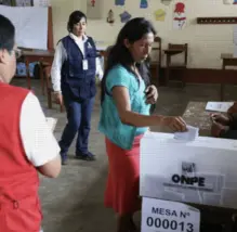 Arequipa, mesas de votación