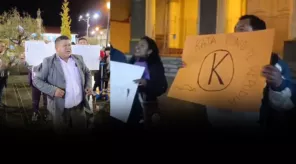 Ciudadanos de Puno protestan contra paso de Keiko Fujimori a segunda vuelta
