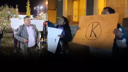 Ciudadanos de Puno protestan contra paso de Keiko Fujimori a segunda vuelta