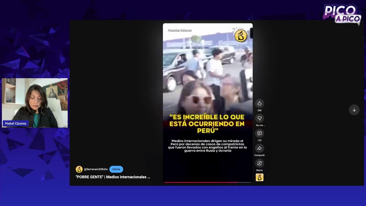 Quieren desaparecer el feminicidio: Pico a Pico con Mabel Cáceres (VIDEO)