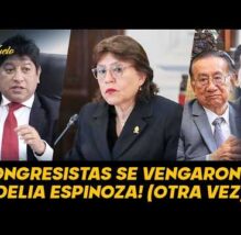 VENGANZA con OVACIÓN: el vergonzoso FESTEJO del Congreso tras volver a INHABILITAR a Delia ESPINOZA (VIDEO)