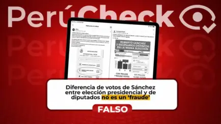 La diferencia de votos de Sánchez entre elección presidencial y de diputados no demuestra que se le haya “inflado”