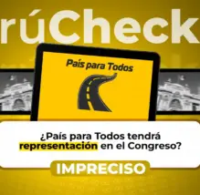País para Todos asegura que "ha logrado obtener" representación en el Congreso