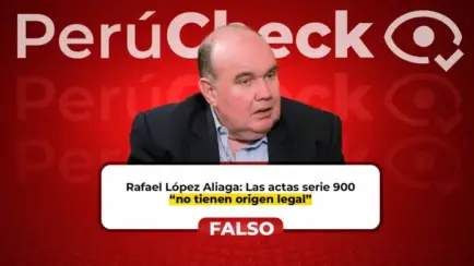 López Aliaga afirma que las mesas de la serie 900 “no tienen base legal”