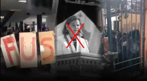 San Marcos: Estudiantes toman campus y suspenden aniversario en rechazo a reelección de Jerí Ramón (VIDEO)